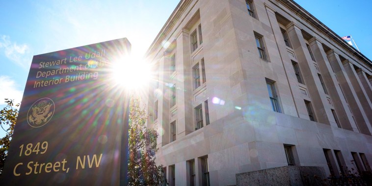 The Department of Interior headquarters in Washington.