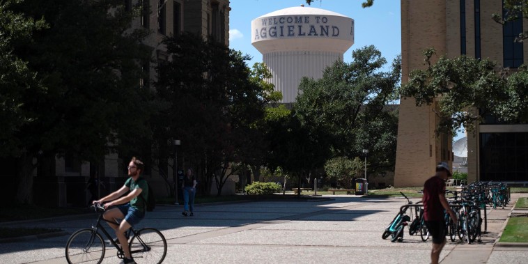The Texas A&M campus in College Station in 2023.