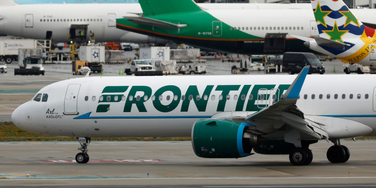 Frontier Airlines At Los Angeles International Airport