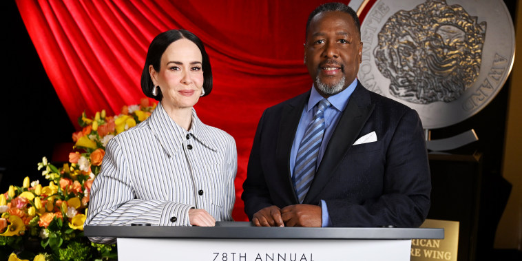 Image: The 78th Annual Tony Award Nominations Hosted By Sarah Paulson & Wendell Pierce At Sofitel New York