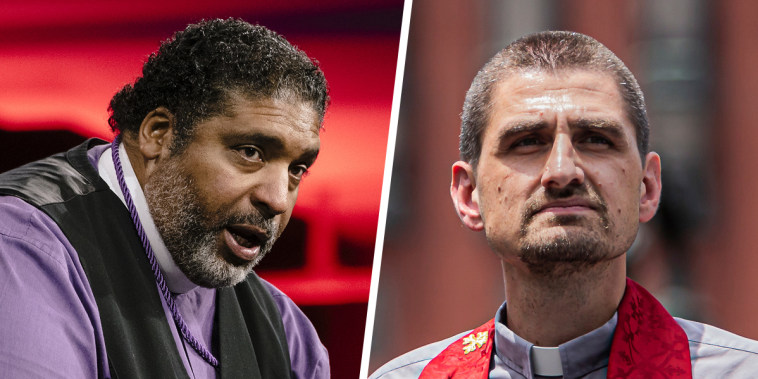 Side by side of William Barber and Jonathan Wilson Hartgrove.