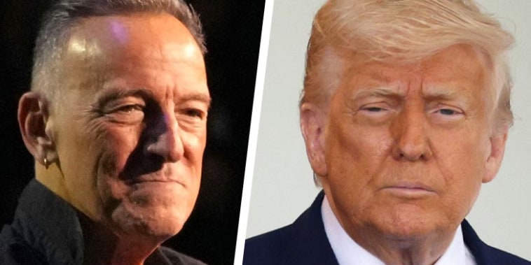 Bruce Springsteen, Donald Trump and Oprah Winfrey.
