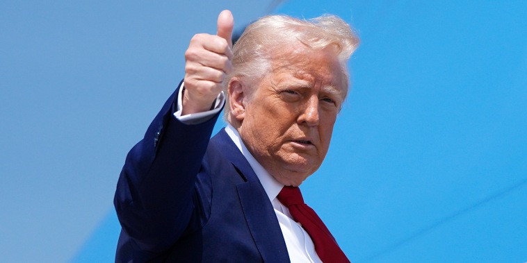 Donald Trump politics political politician thumbs up af1 air force one