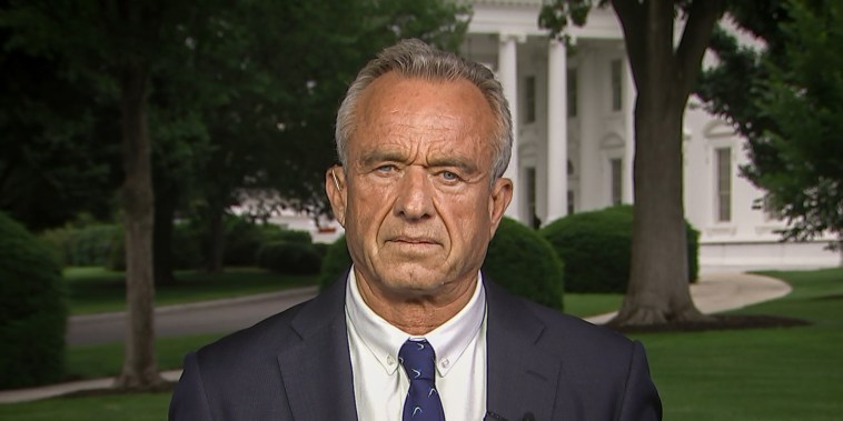 Health and Human Services Secretary Robert F. Kennedy Jr. speaks to Tom Llamas on NBC News on May 22, 2025.