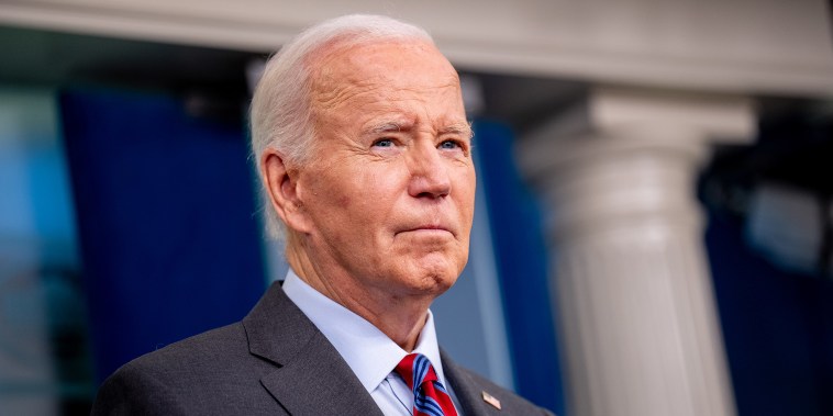 Joe Biden during a news conference