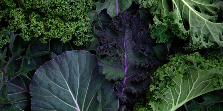 Leafy green vegetables