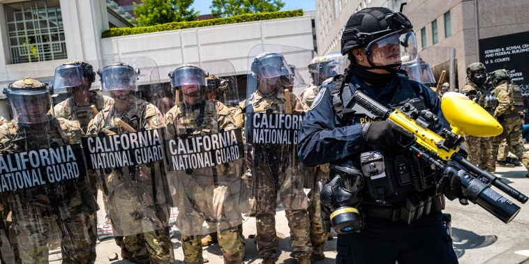 Image: Protests Erupt In L.A. County, Sparked By Federal Immigration Raids