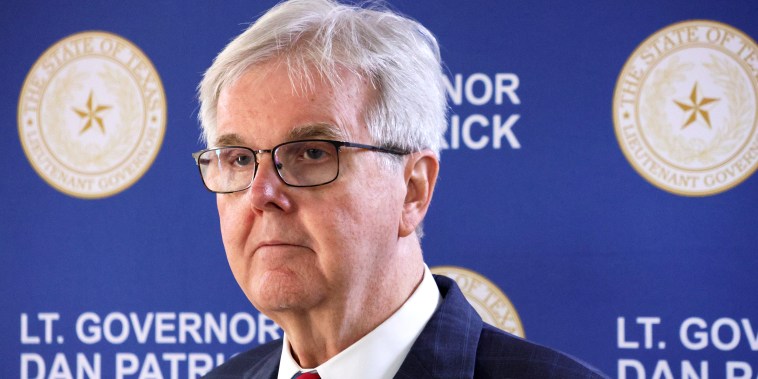 Texas Lt. Gov. Dan Patrick politics political politician
