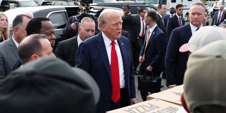 President Trump Visits Law Enforcement And National Guard During D.C. Crime Crackdown