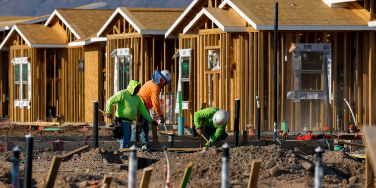 Construction workers at residential zone.