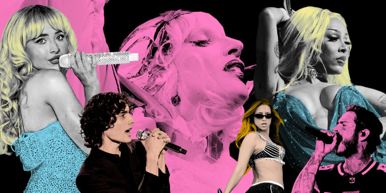 Sabrina Carpenter, Sombr, Lady Gaga, Tate McRae, Doja Cat, and Post Malone will perform at the VMAs.