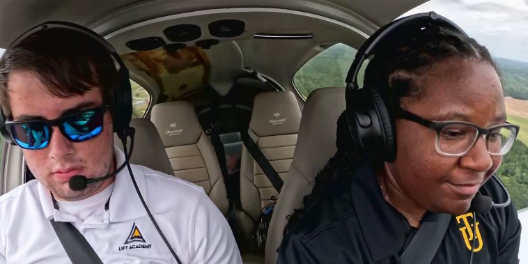 Kembriah Parker Tuskegee University aviation pilot training trainer