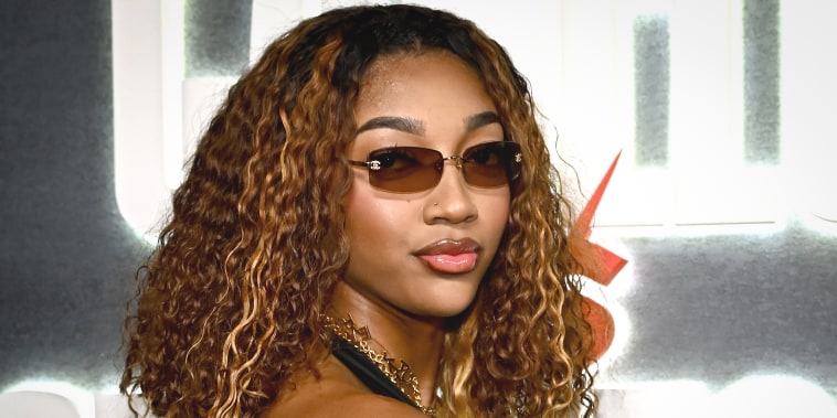 Angel Reese attends the Canelo Alvarez vs. Terence Crawford fight on Sept. 13, 2025 in Las Vegas.