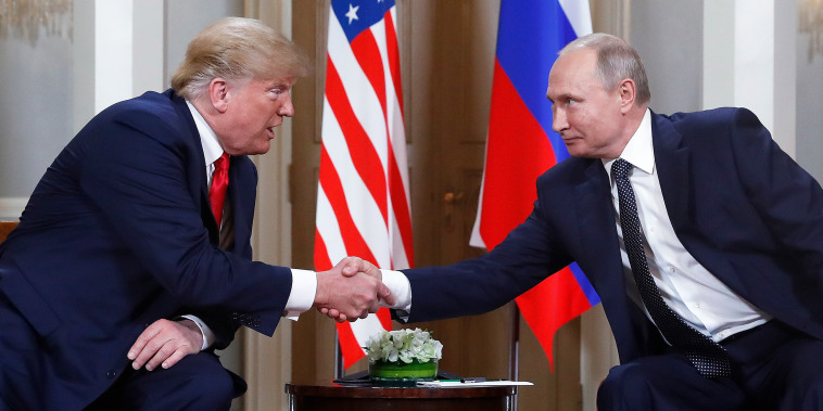 U.S. President Donald Trump and Russian President Vladimir Putin.