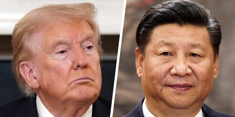 Donald Trump; Xi Jinping.