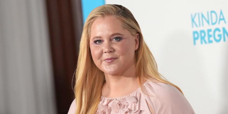 Amy Schumer at the Netflix "Kinda Pregnant" New York Premiere on February 03, 2025 in New York, New York.