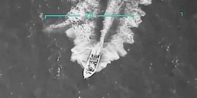 a strike in the southern Caribbean against an alleged drug-carrying vessel