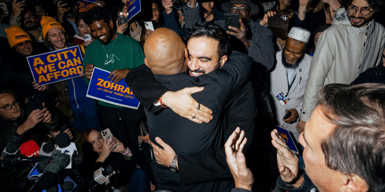 Zohran Mamdani at a campaign event in New York City on Nov. 3, 2025.