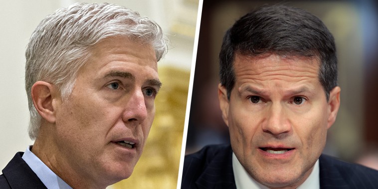 Neil Gorsuch; John Sauer.