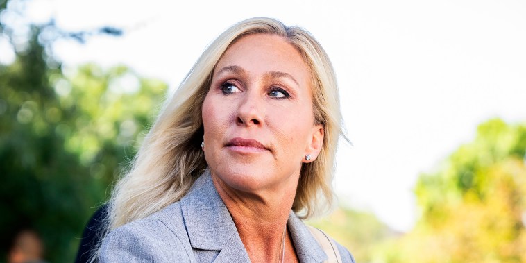 Rep. Marjorie Taylor Greene.