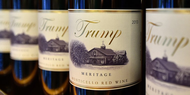 Trump brand wine.