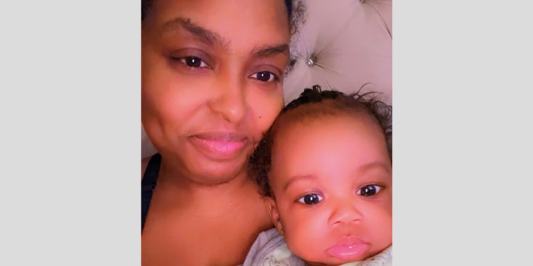 Angela Jones and baby.