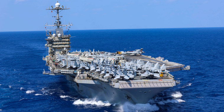 USS Harry S. Truman transits the Atlantic Ocean.