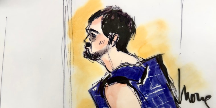 Nick Reiner appears in Los Angeles Superior Court for arraignment on double murder charges on Dec. 17, 2025.