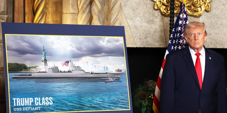 President Trump, With Secretaries Of Navy And War, Makes An Announcement From His Mar-a-Lago Resort In Florida