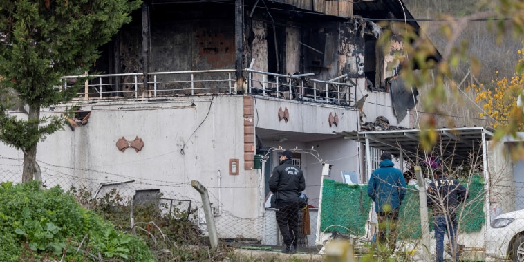 Three Turkish police officers and six Islamic State militants were killed in a gunfight in Yalova