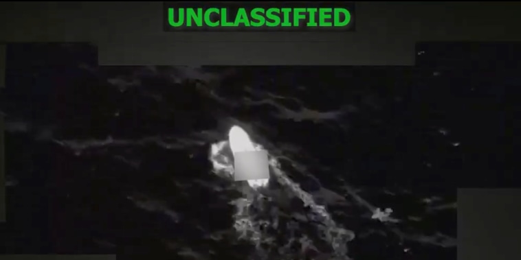 Ataque estadounidense contra supuesta narcolancha el 30 de diciembre de 2025.