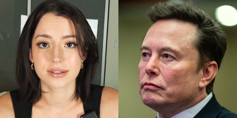 Ashley St. Clair and Elon Musk.