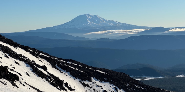 Mount Saint Helens on Jan. 17. 2026.