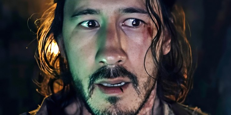 Mark Fischbach makes a worries facial expression