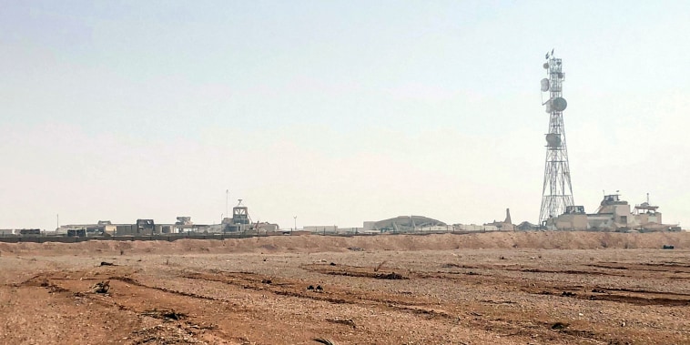 The al-Tanf military outpost.