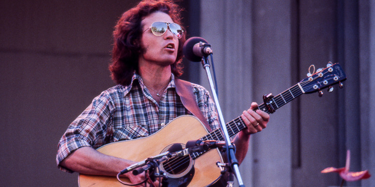 Country Joe McDonald performs in 1977.