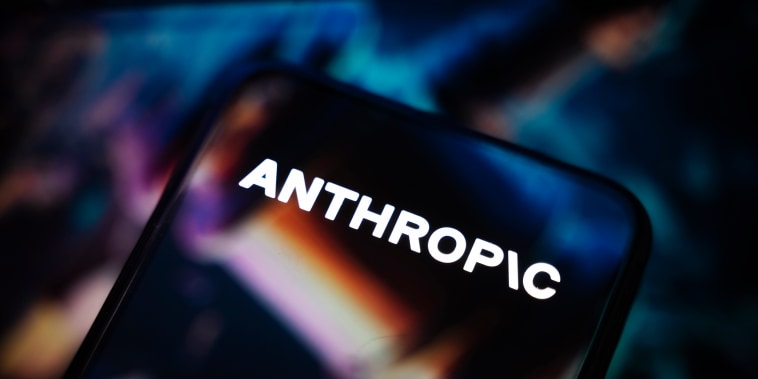 Image: Anthropic logo on a smartphone screen