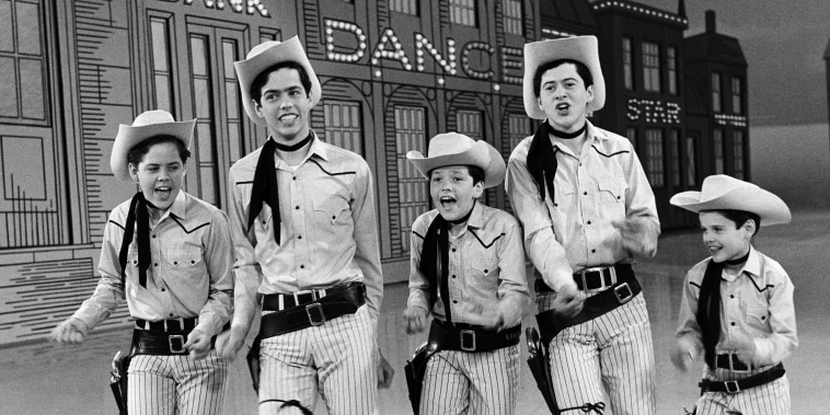 The Osmonds perform on the Andy Williams Show in 1966.
