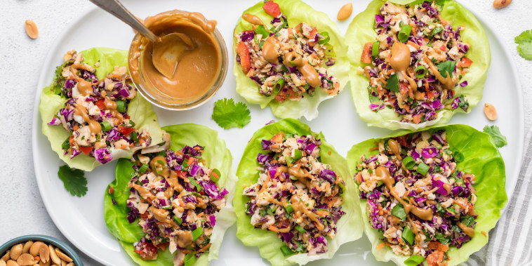 Joy Bauer's Thai Peanut Chicken Salad.