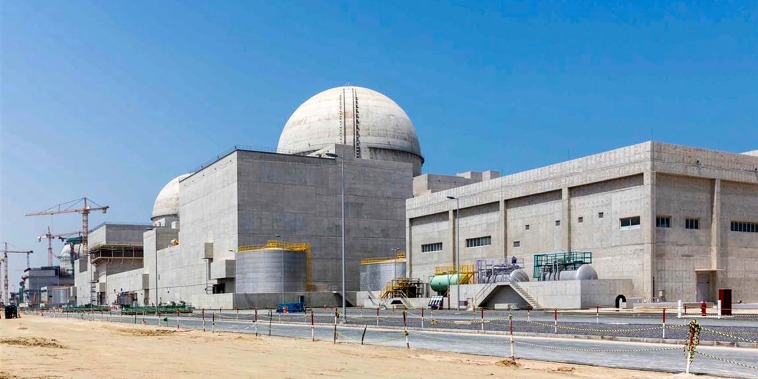 Barakah nuclear power plant.