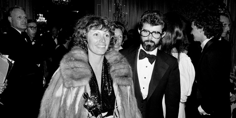 Marcia Lucas wife of director George Lucas, right.