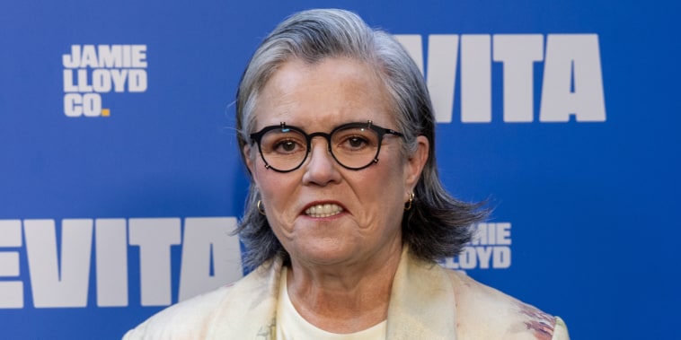Rosie O'Donnell at the West End Opening Night of "Evita" at the London Palladium on July 1, 2025.
