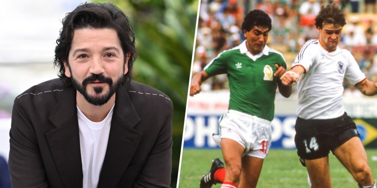 Diego Luna remembers watching the 1986 World Cup as a child.