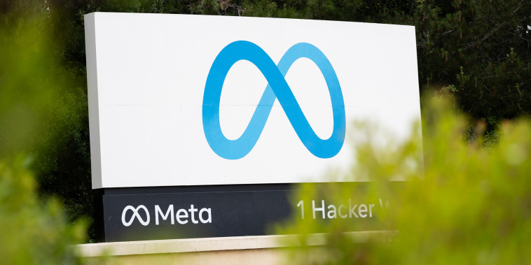 The Meta logo.