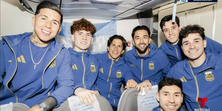 La selección argentina llega a Kansas City días antes del Mundial