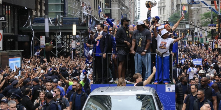 Así fue el histórico desfile de los Knicks, con la presencia de 2 millones de personas