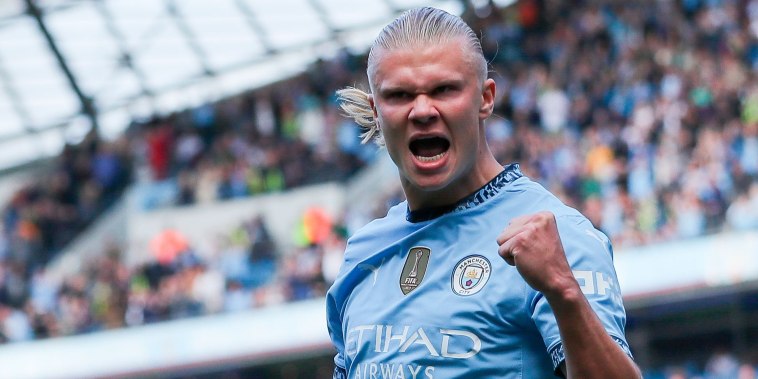 Haaland se cortó su melena en el inicio de la Premier League