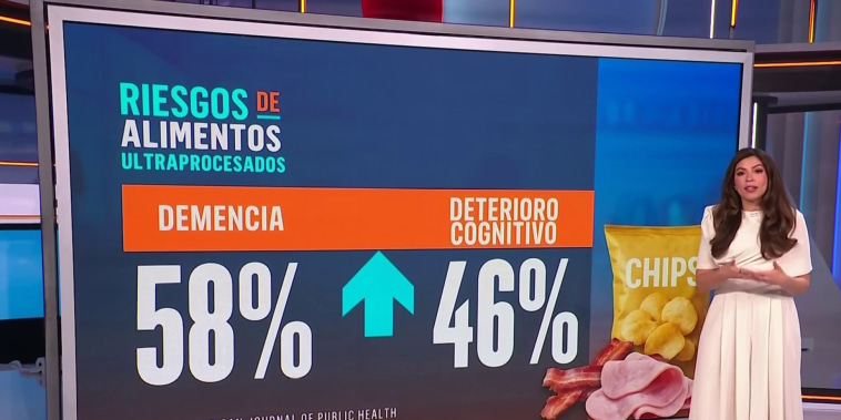 Comida ultraprocesada eleva el riesgo de demencia, según estudio