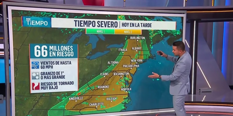 Más de 100 millones de personas están bajo alerta de tiempo severo