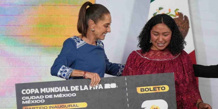 Joven indígena gana el boleto de Sheinbaum para el Mundial